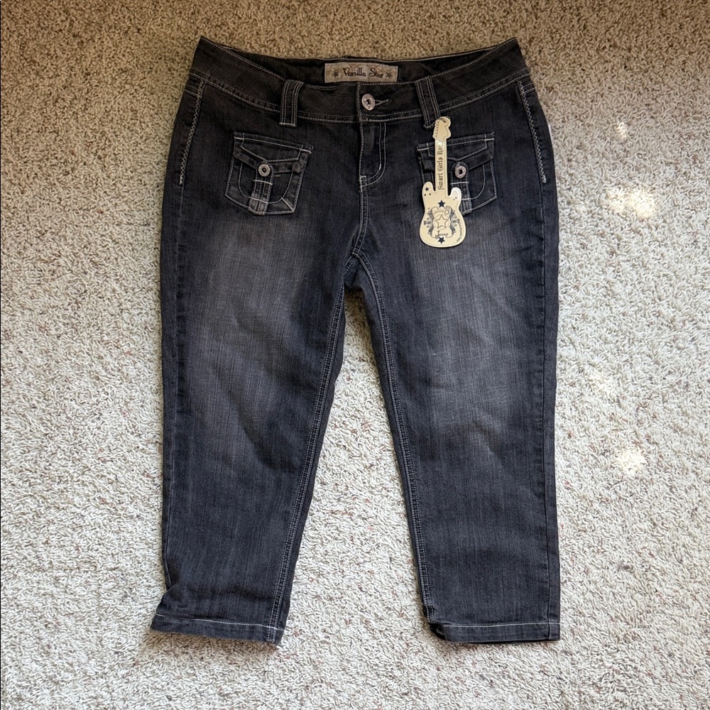 Vanilla Star Charcoal Ankle Jeans